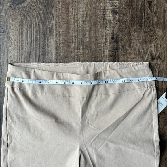 NEW Larry Levine Slim Ankle Length Pull On Slacks Women's Size Large - Picture 6 of 12